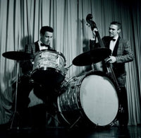 Jazz Band Playing on Stage Fine Art Print