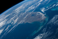 Earth from Space Fine Art Print Featuring Florida by Panoramic Images