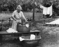 Wisconsin Laundry Scene Fine Art Print - C1920 Photograph