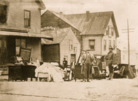 Soldier Guarding Household Effects, Bangor Fire Fine Art Print