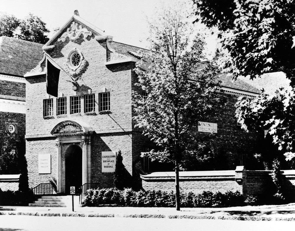 National Baseball Hall of Fame Exterior View Fine Art Print - Granger Collection