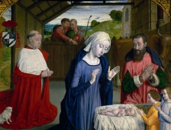 The Nativity Fine Art Print by Jean Hey - Musee Rolin