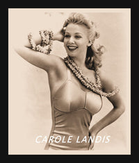 Carole Landis Glamour Shot with Lei Photo Print
