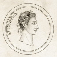 Augustus Caesar Historical Dictionary Art Print - 1825 | Posterazzi
