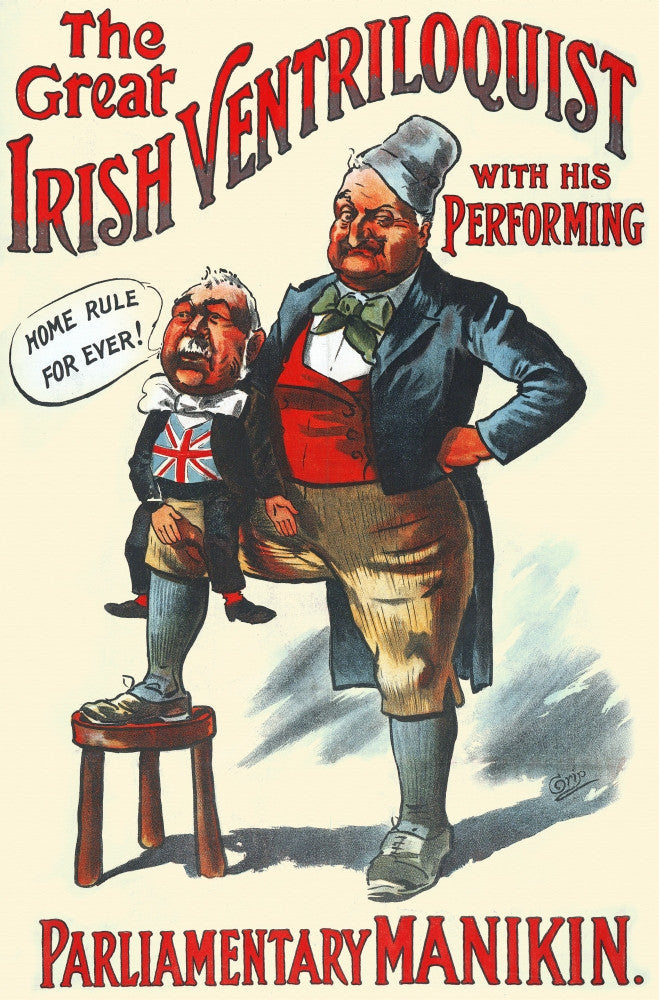 The Great Irish Ventriloquist Fine Art Print by LSE Library