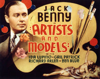 Artists And Models Jack Benny 1937 Movie Poster Fine Art Print