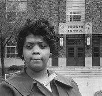 Linda Brown Thompson Fine Art Print - Historic Civil Rights Moment