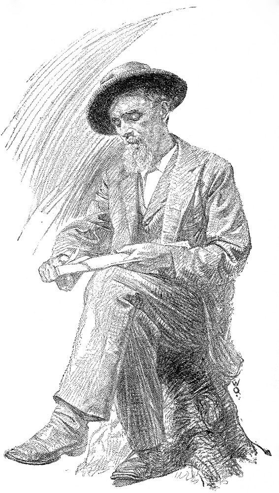 Andrew Taylor Still Fine Art Print - Founder of Osteopathy Drawing, c. 1908