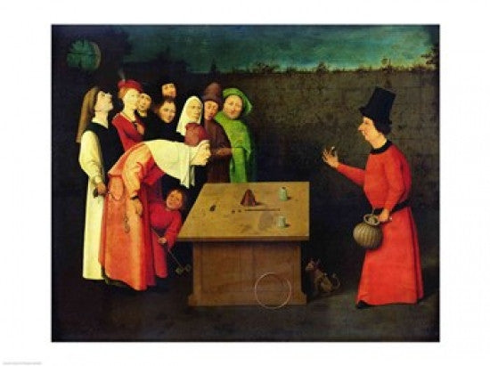 The Conjuror Fine Art Print by Hieronymus Bosch - Multiple Sizes Available
