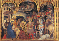 Altarpiece With The Adoration Of The Magi Fine Art Print