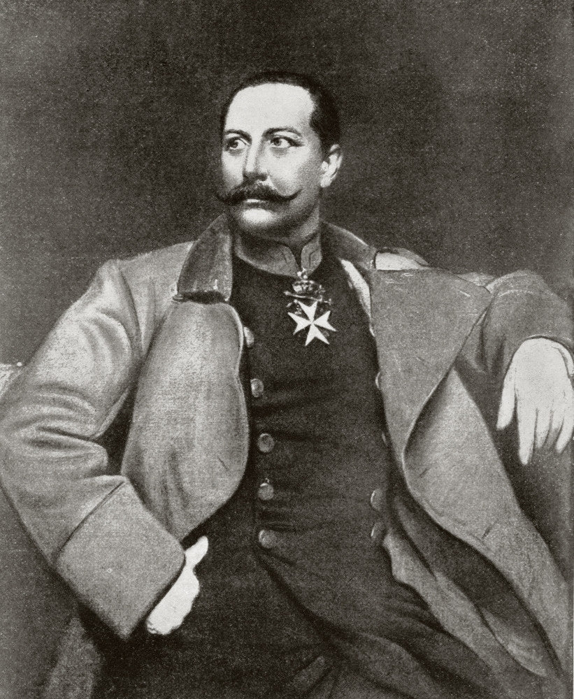 Kaiser Wilhelm II Fine Art Print from La Esfera, 1914 by Ken Welsh