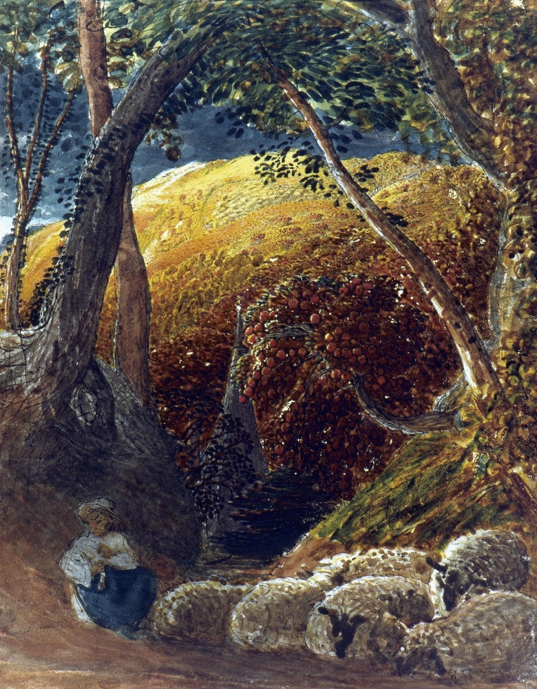 The Magic Apple Tree Fine Art Print by Samuel Palmer