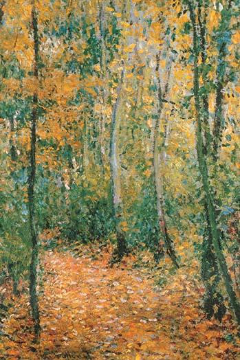 Impressionist Forest Fine Art Print by Claude Monet
