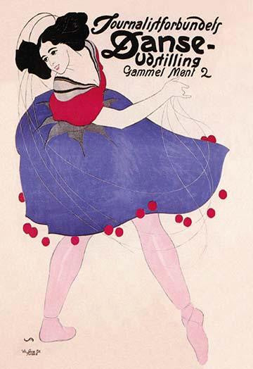 Dance Exhibition Fine Art Print by Valdemar Andersen