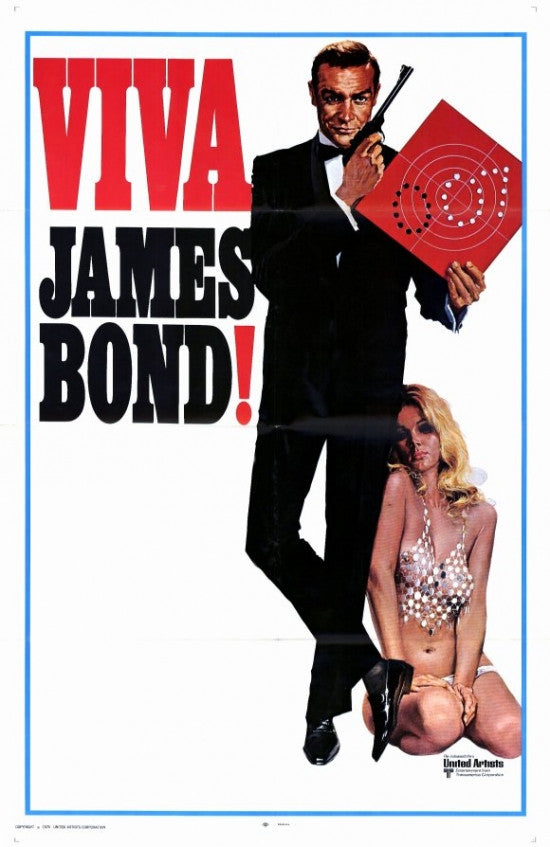 Viva James Bond Movie Poster (11x17) - Classic Film Decor