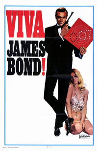 Viva James Bond Movie Poster (11x17) - Classic Film Decor