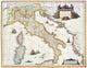 Historical Map of Italy (1631) by Johannes Blaeu - Fine Art Print