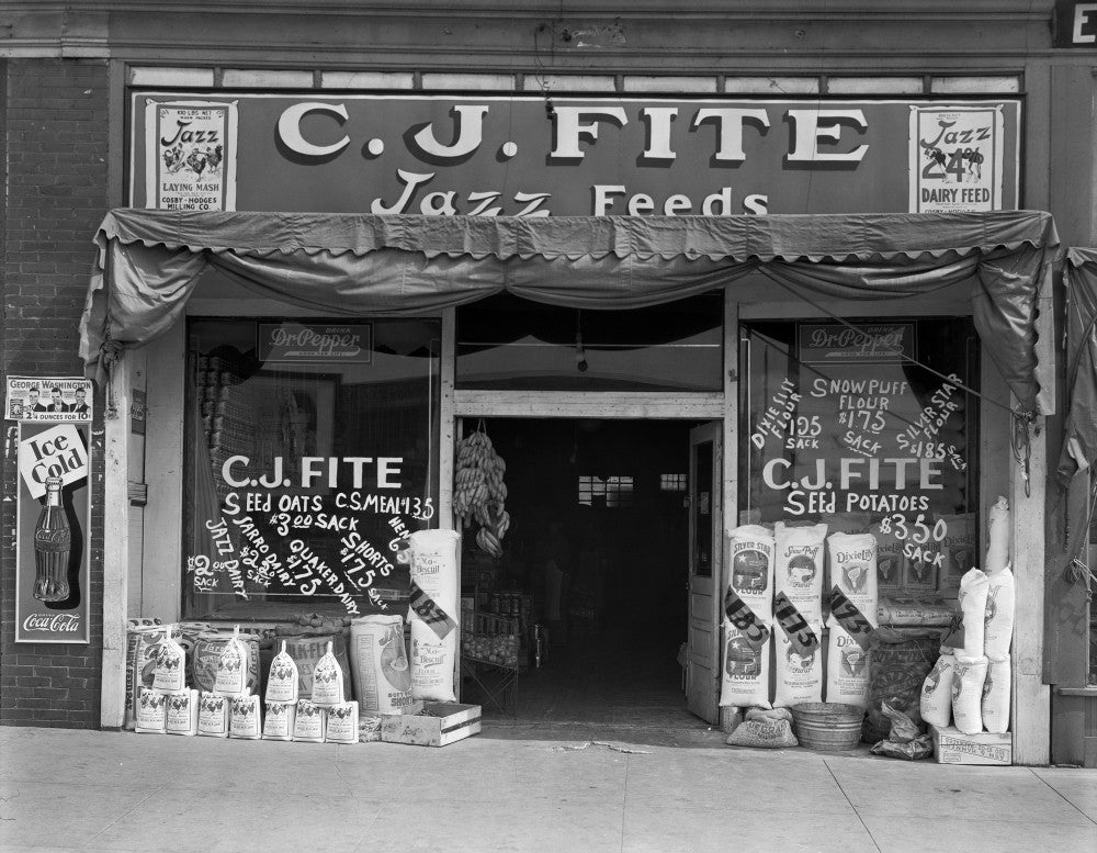Alabama Storefront Fine Art Print by Walker Evans - 1936