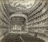 Naples Opera House Fine Art Print - Teatro Di San Carlo C1900