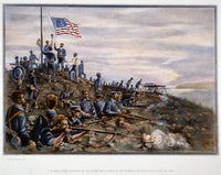 Guantanamo Base Lithograph Print - Historical Art from 1898