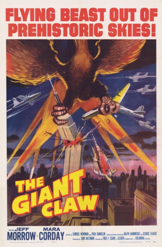 The Giant Claw Movie Poster (11x17) - Classic Sci-Fi Art