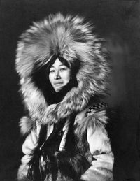 Alaska: Portrait of Nowadluk, Inuit Woman by Lomen Brothers