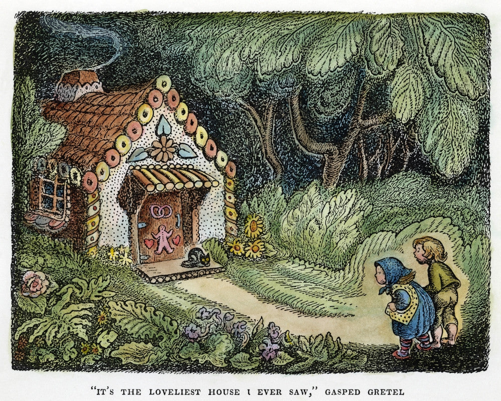 Hansel and Gretel Fine Art Print by Wanda Gag - Brothers Grimm
