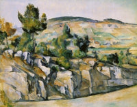 Mountains in Provence Fine Art Print by Paul Cezanne