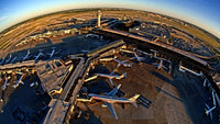 Aerial View of Chicago O'Hare International Airport Fine Art Print by Panoramic Images