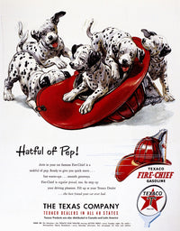 Texaco Fire Chief Gasoline Advertisement Poster Print (1951) by Granger Collection