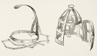 Two Historical Scold's Bridles Fine Art Print - 17th Century