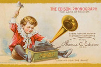 Vintage Phonograph Advertisement Fine Art Print by Unknown