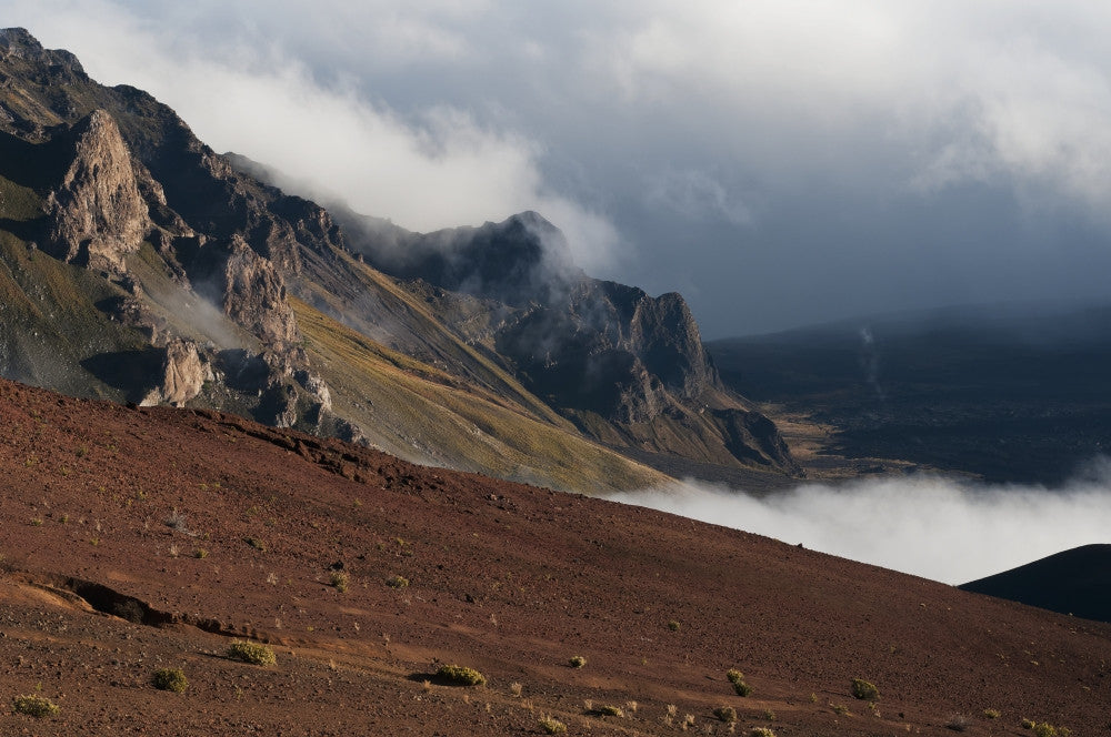 Morning Clouds at Haleakala National Park Fine Art Print by Robert L. Potts