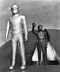 The Day The Earth Stood Still Gort Robot Scene Poster Print by Granger Collection