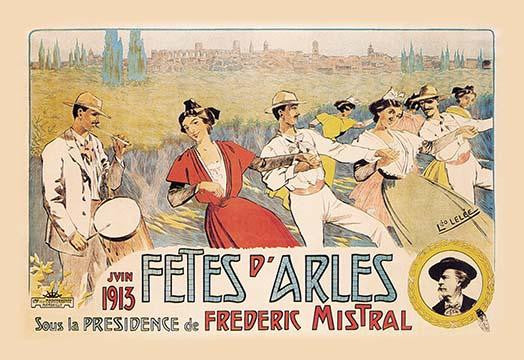 Le Pegoulado 1913 Festival Poster Print by Leo Lelee