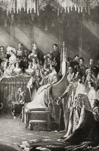The Coronation of Queen Victoria Fine Art Print by Sir G. Hayter