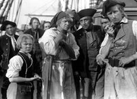 Treasure Island 1934 Movie Photo Print featuring Jackie Cooper & Wallace Beery