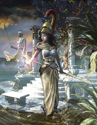 Athena: The Greek Goddess of Wisdom Art Print by Kurt Miller