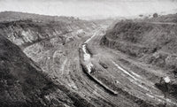 Culebra Cut Fine Art Print from The Panama Canal by J. Saxon Mills