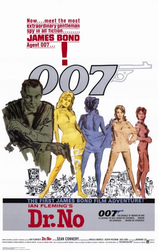 Dr. No Movie Poster - 11x17 Print for Home or Office Decor