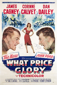 What Price Glory Movie Poster Print featuring James Cagney, Corinne Calvet, and Dan Dailey (1952)