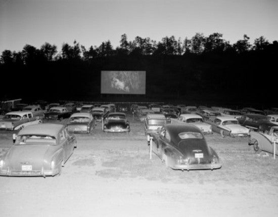 Drive-In Movie Poster Print - Fine Art Decor