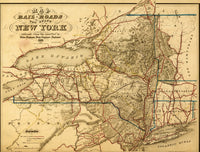 New York - 1857 Fine Art Print - Various Sizes Available