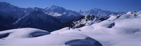 Swiss Alps in Winter Fine Art Print - Panoramic Images