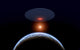 A Flying Saucer Above Its Homeworld Fine Art Print by Mark Stevenson