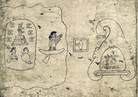 Aztec Migration Fine Art Print - Detail from Codex Boturini