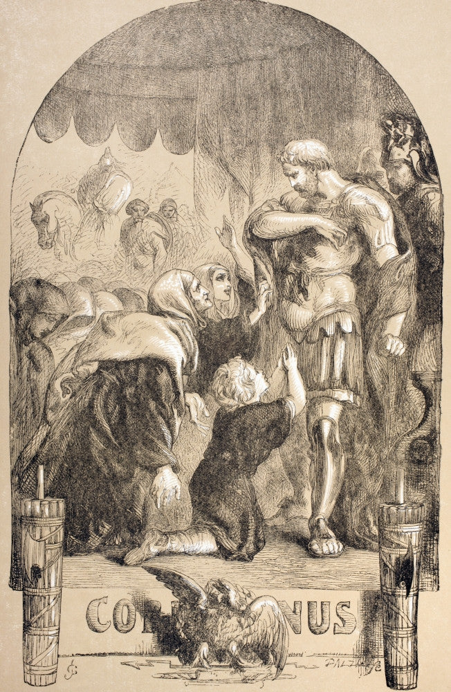 Coriolanus Illustration Fine Art Print by Sir John Gilbert