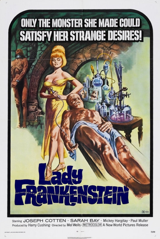 Lady Frankenstein Movie Poster Print - 27 x 40