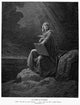 Saint John the Evangelist Wood Engraving Print - 19th Century Art