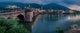 Heidelberg Castle and Old Bridge Fine Art Print - Neckar River, Germany